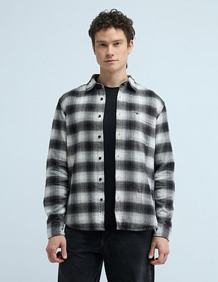 Flying Machine Tartan Check Regular Fit Shirt