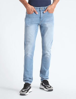 Flying Machine Stone Wash Mid Rise Jeans