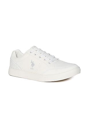 us polo white shoes