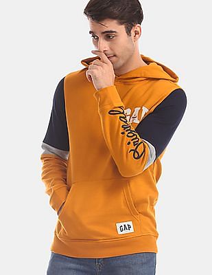 yellow colour hoodies for men