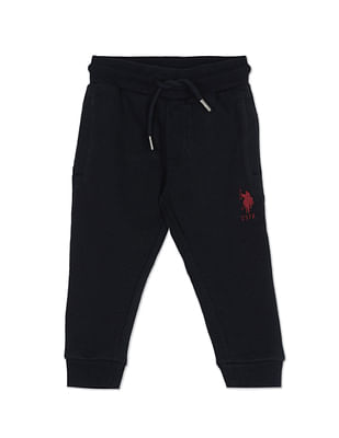 U S Polo Assn Kids Mid Rise Drawstring Waist Joggers