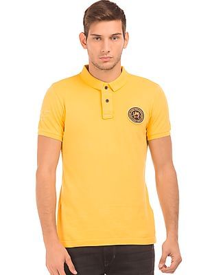 mens muscle fit denim shirt