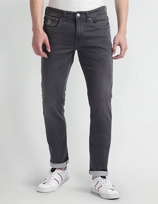 U S Polo Assn Denim Co Brandon Slim Tapered Fit Grey Jeans