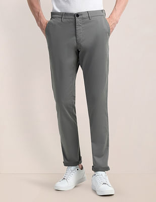 U S Polo Assn Solid Denver Slim Fit Trousers