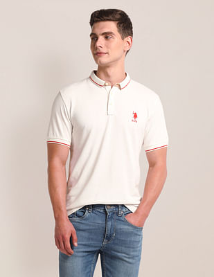 U S Polo Assn Pique Solid Polo Shirt