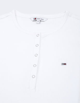 milly-3gorページ Buy Tommy Hilfiger Crop Henley Long Sleeve Top - NNNOW.com