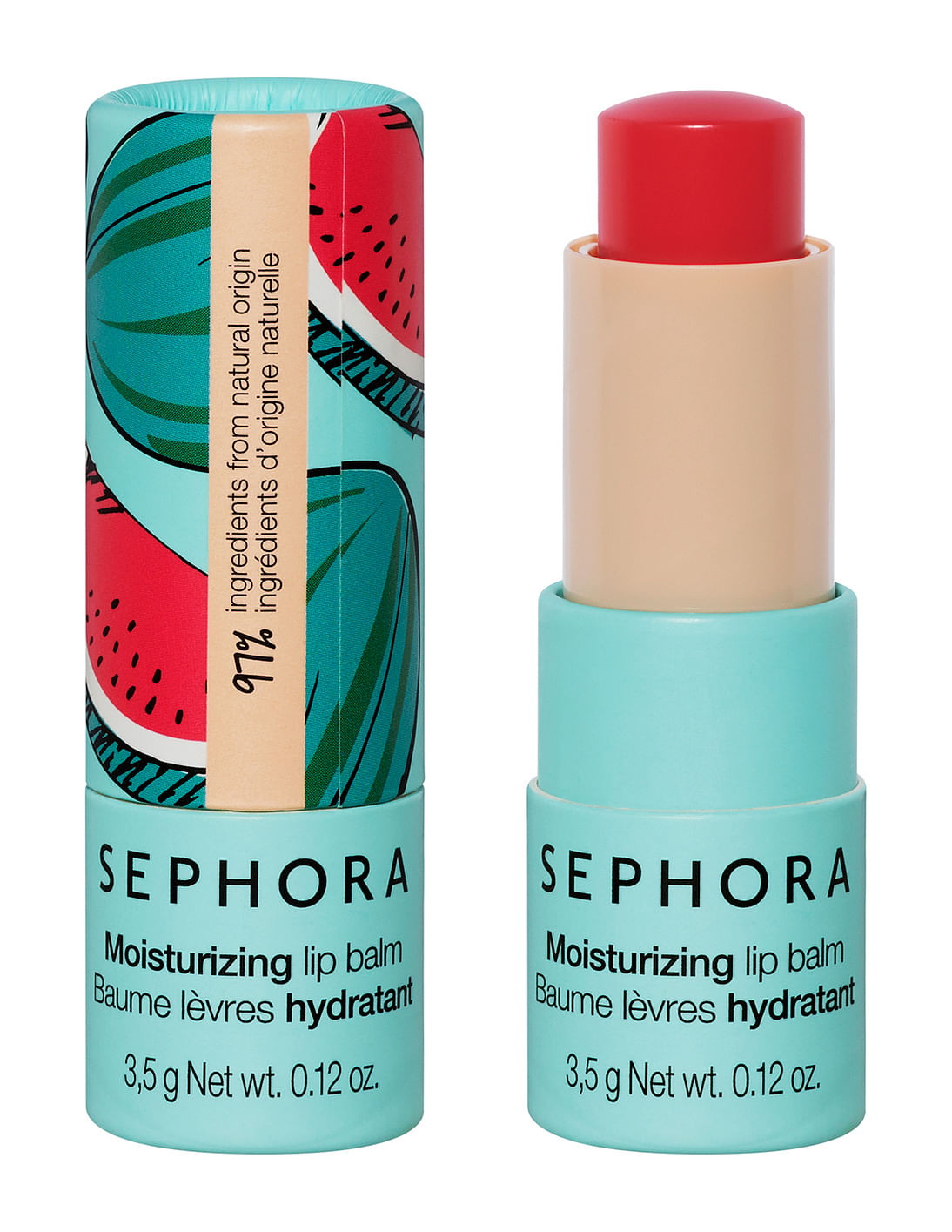 Buy Sephora Collection Moisturizing Lip Balm And Exfoliating Scrub -  Watermelon Nourishing & Moisturizing 