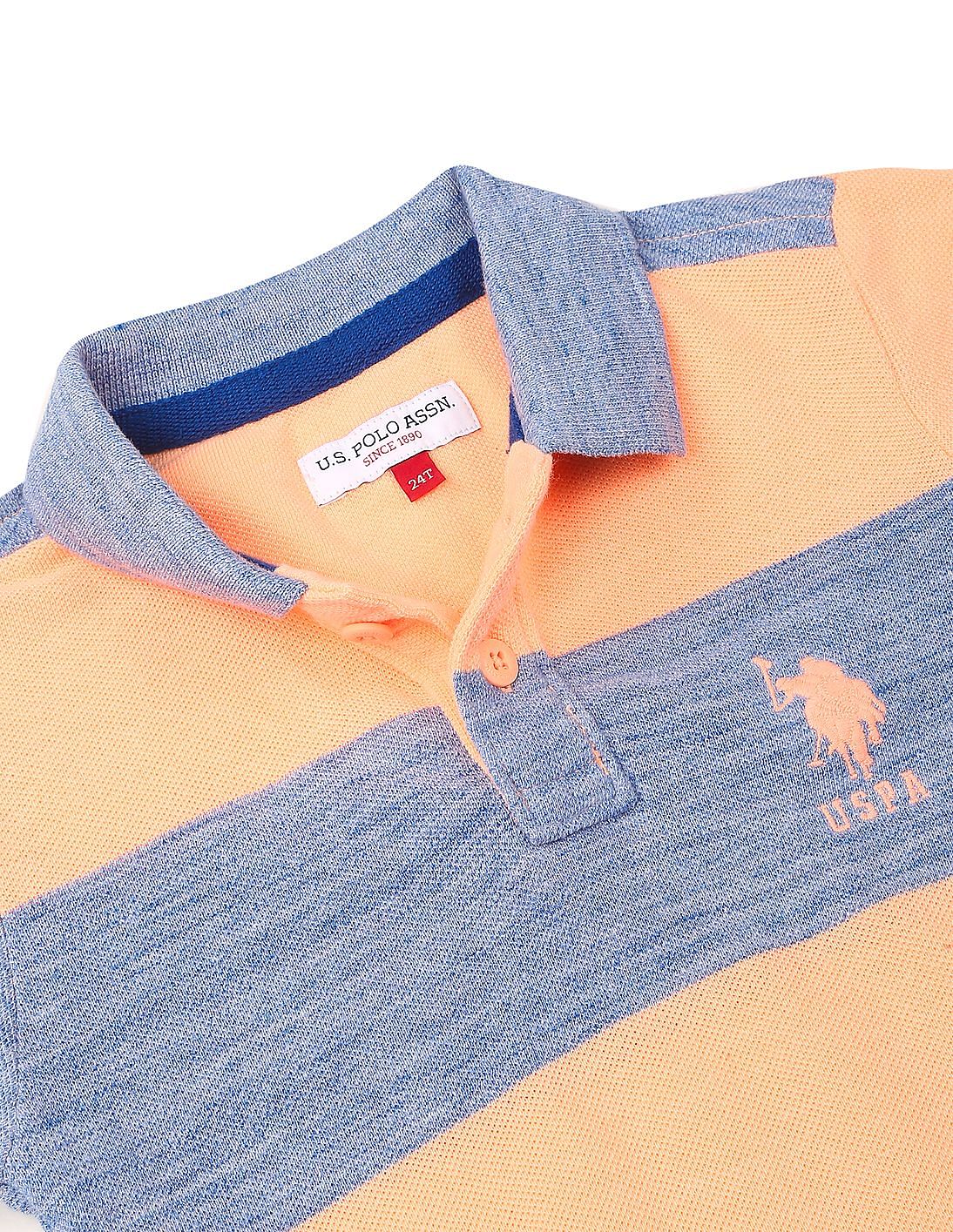 Boys’ 2-Piece Rashguard T-Shirt and Swim Trunk Set U.S Polo Assn 