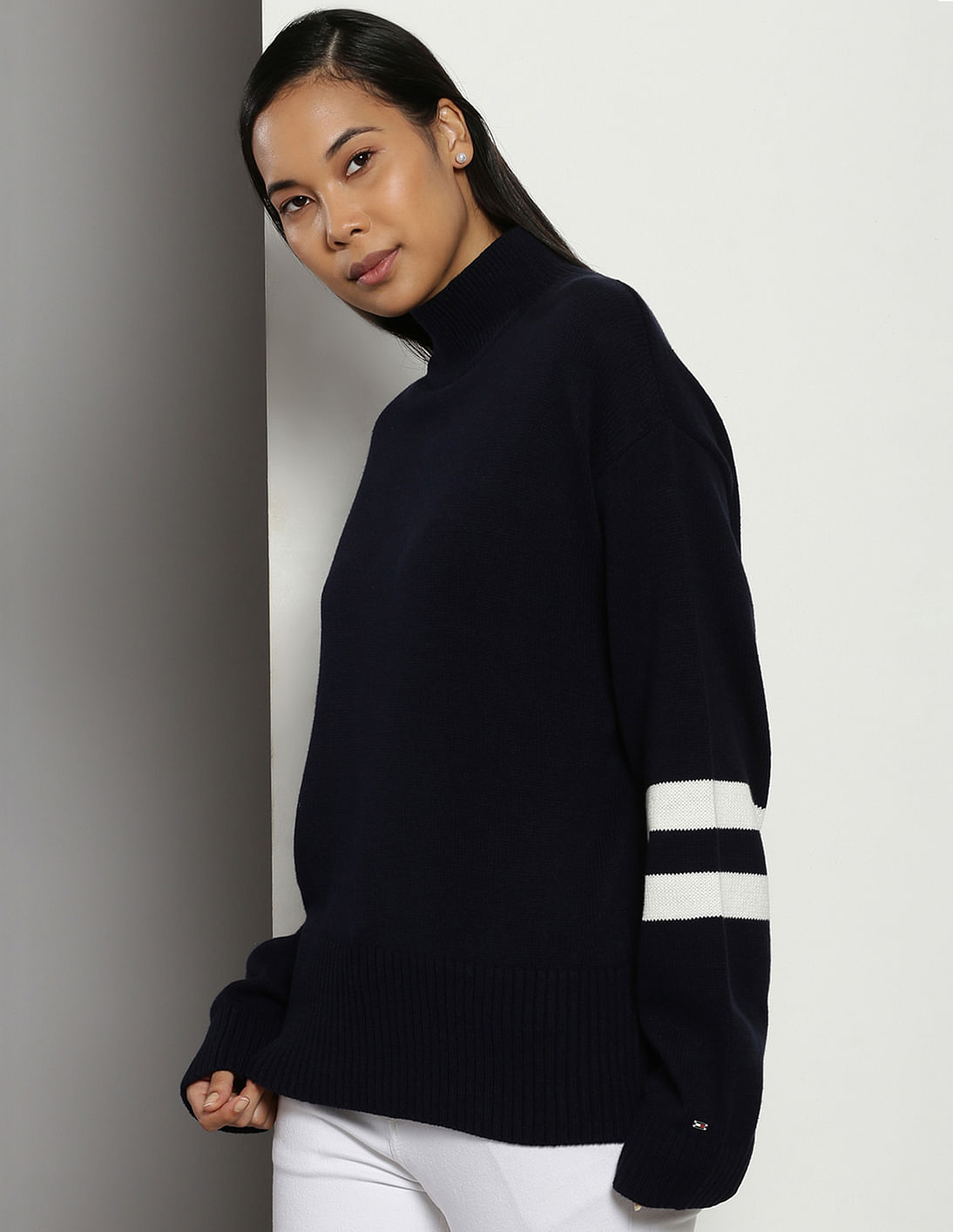 Buy Tommy Hilfiger Organic Cotton Varsity Sweater - NNNOW.com