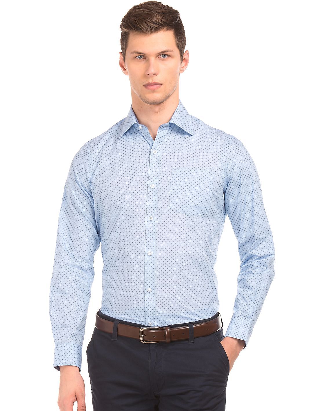 Buy Arrow Printed Slim Fit Shirt - NNNOW.com