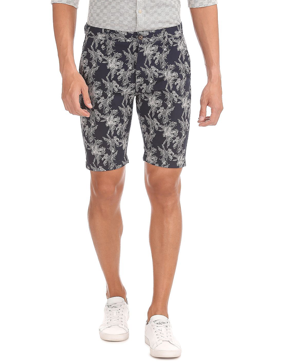 Buy Ed Hardy Printed Slim Fit Shorts - NNNOW.com