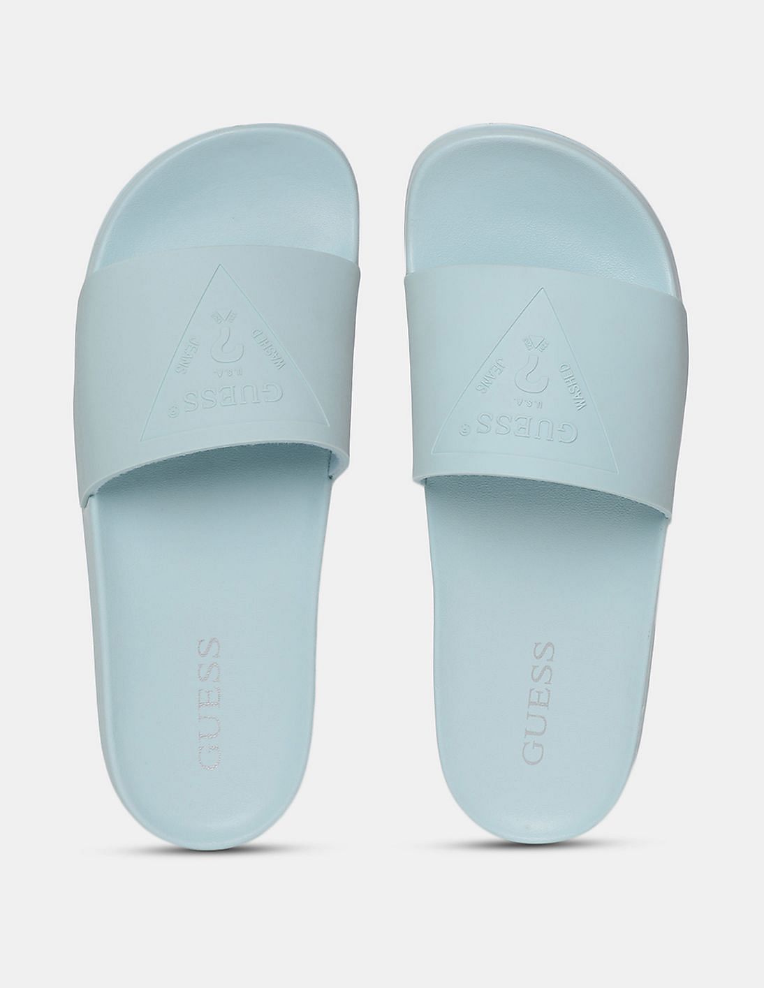 blue guess slides