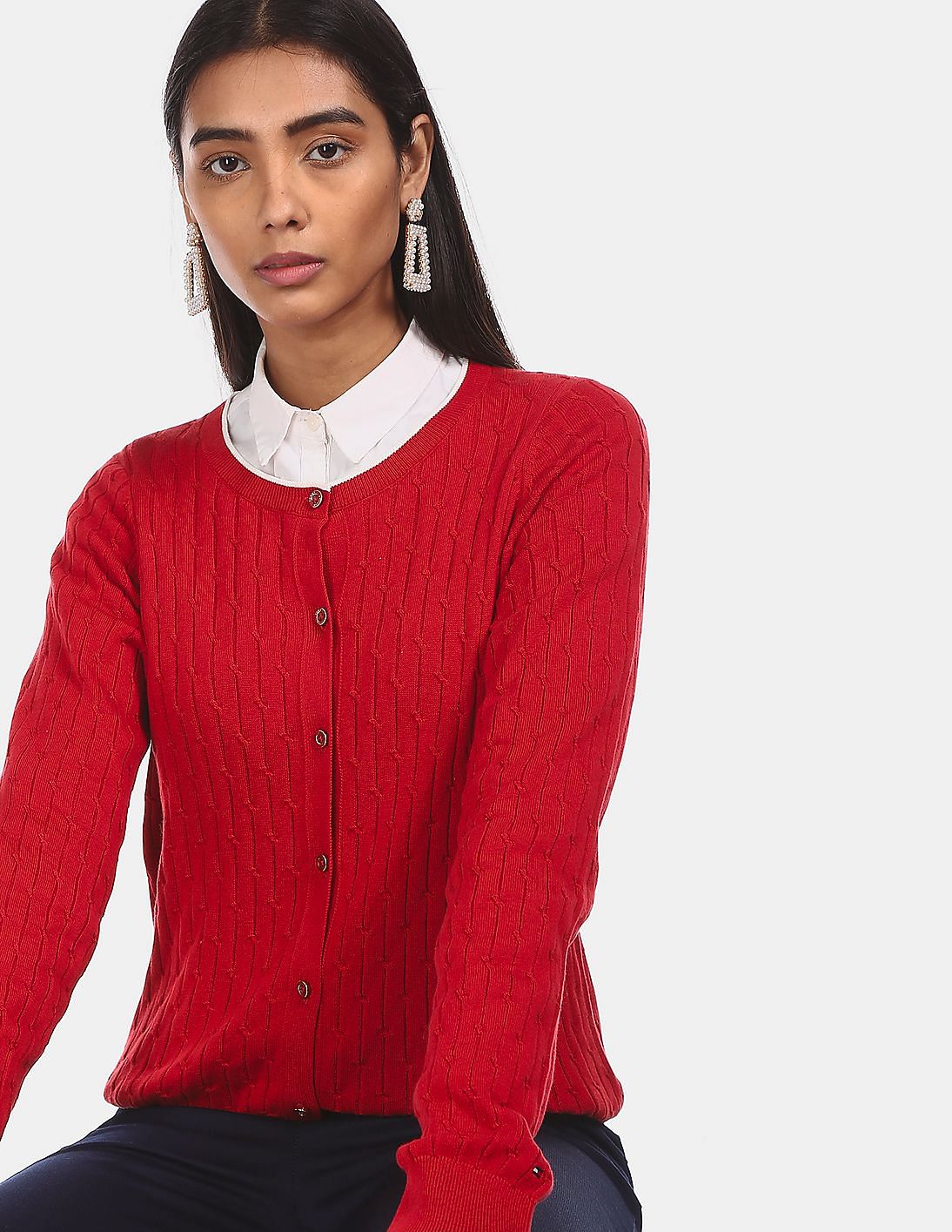 Tommy jeans red outlet jumper