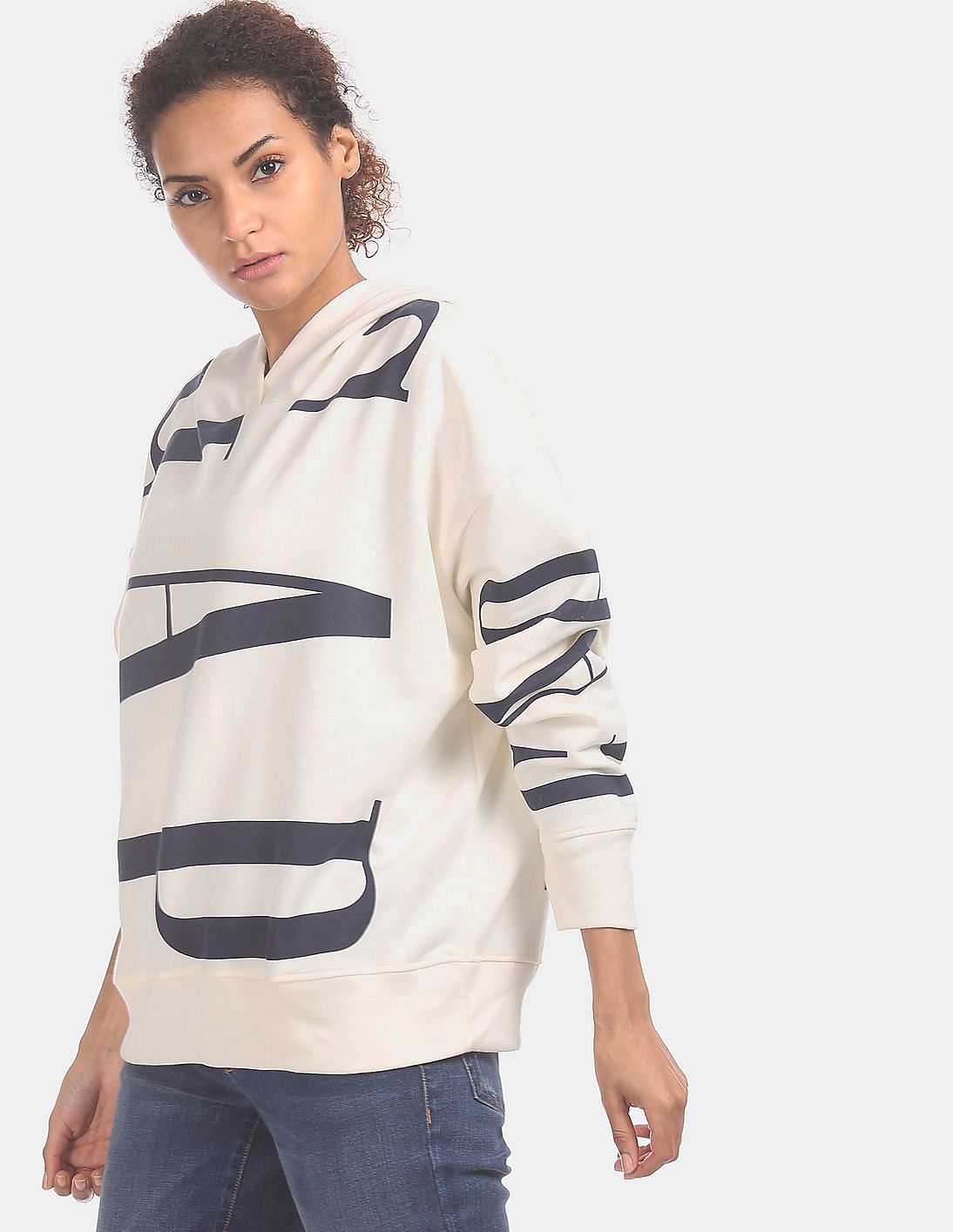 gap white womens hoodie