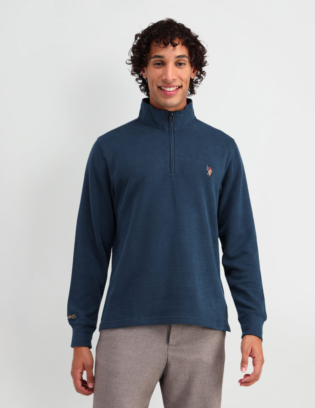 Buy U.S. Polo Assn. Denim Co. High Neck Regular Fit Sweatshirt