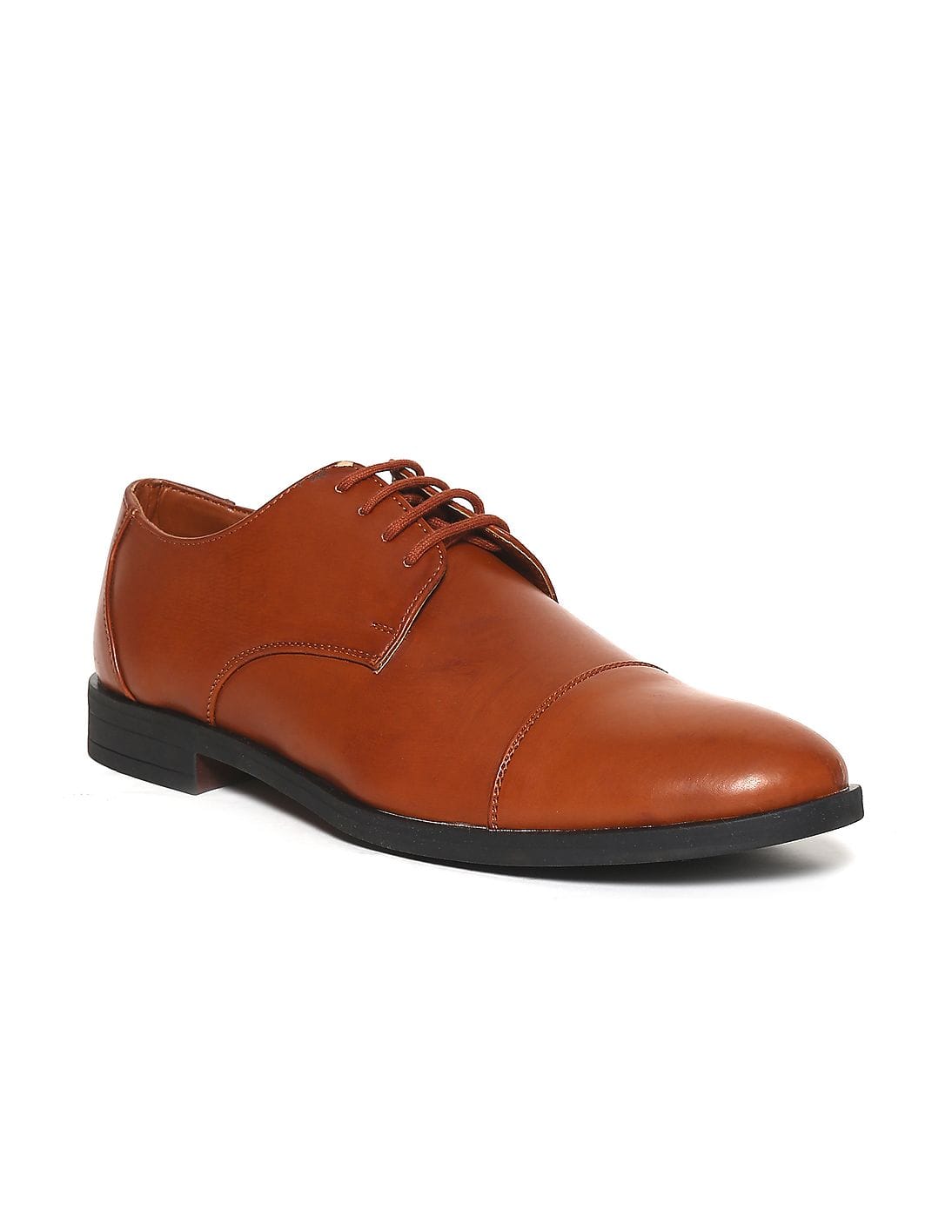 Buy Ruggers Brown Cap Toe Derby Shoes