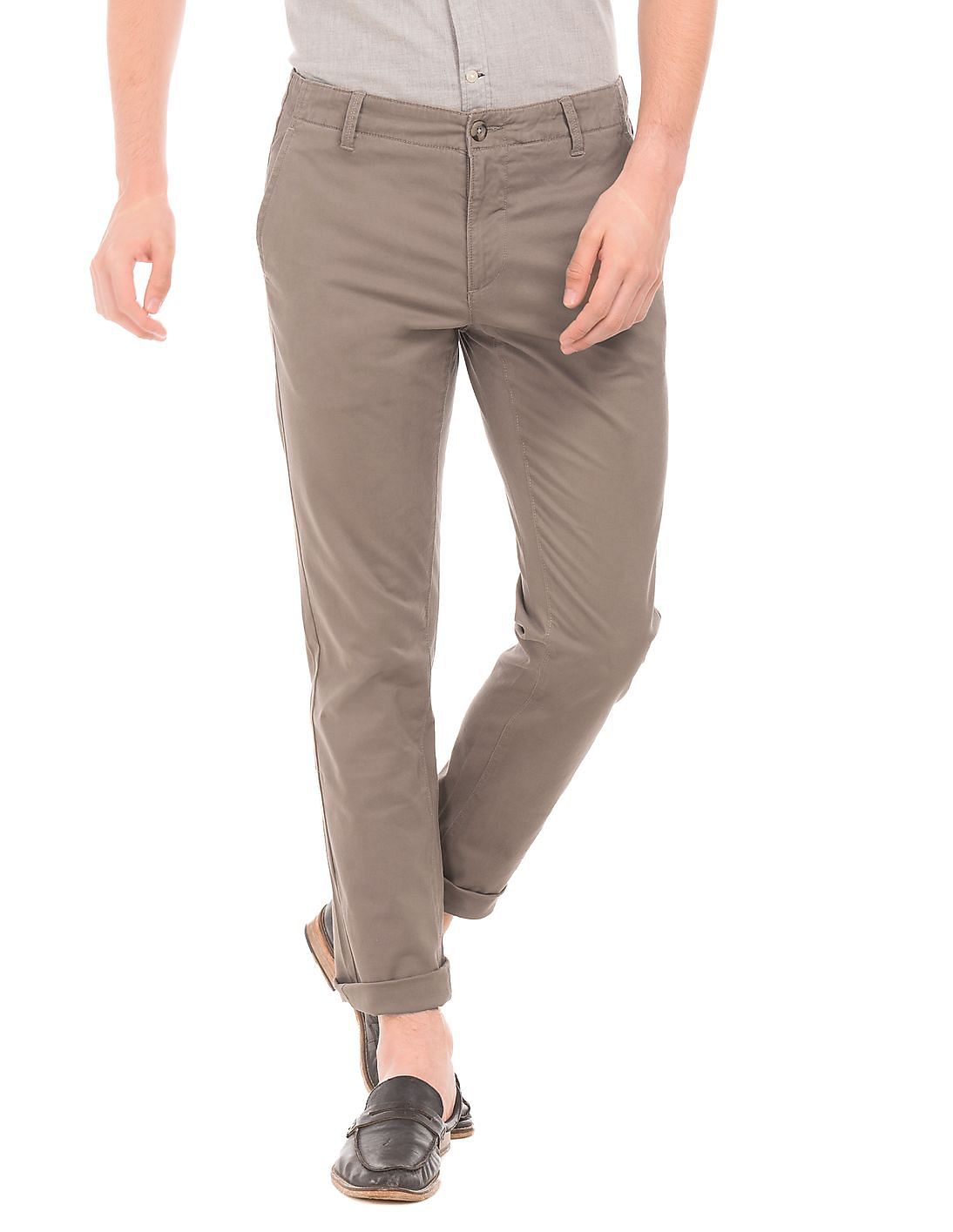 Buy U.S. Polo Assn. Slim Fit Mid Rise Chinos - NNNOW.com