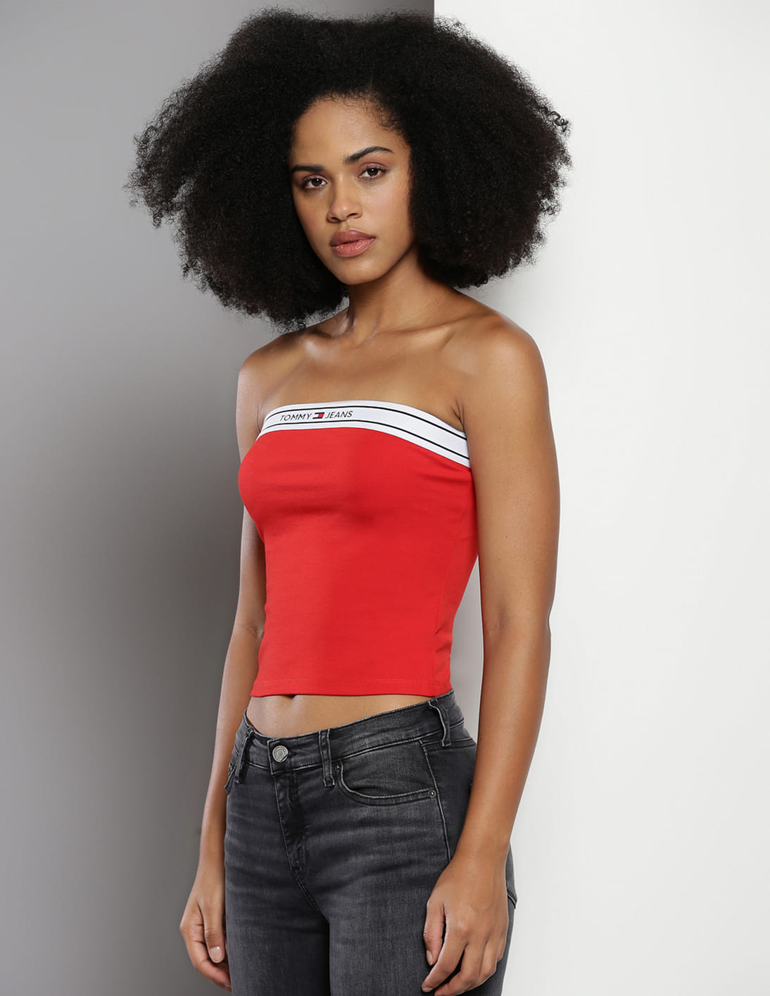 Buy Tommy Hilfiger Logo Taping Tube Top - NNNOW.com