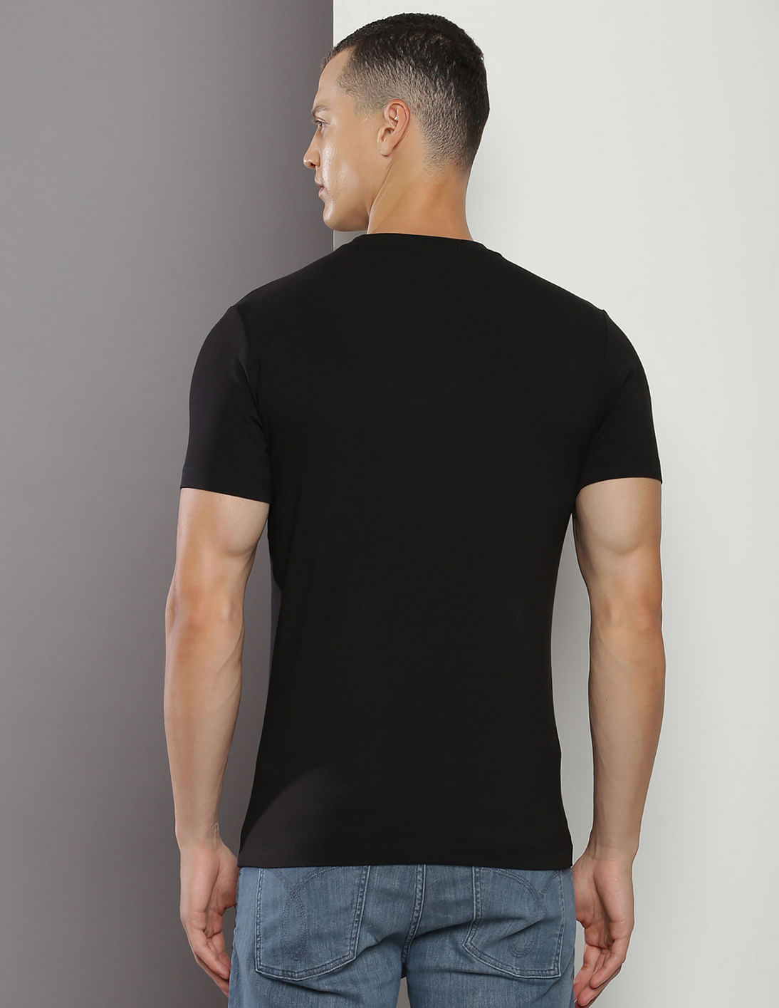 ロウン着用!【 】Regular Fit Monogram Logo T-Shirt Calvin Klein - Brandclub - Calvin Klein Men's Relaxed Fit