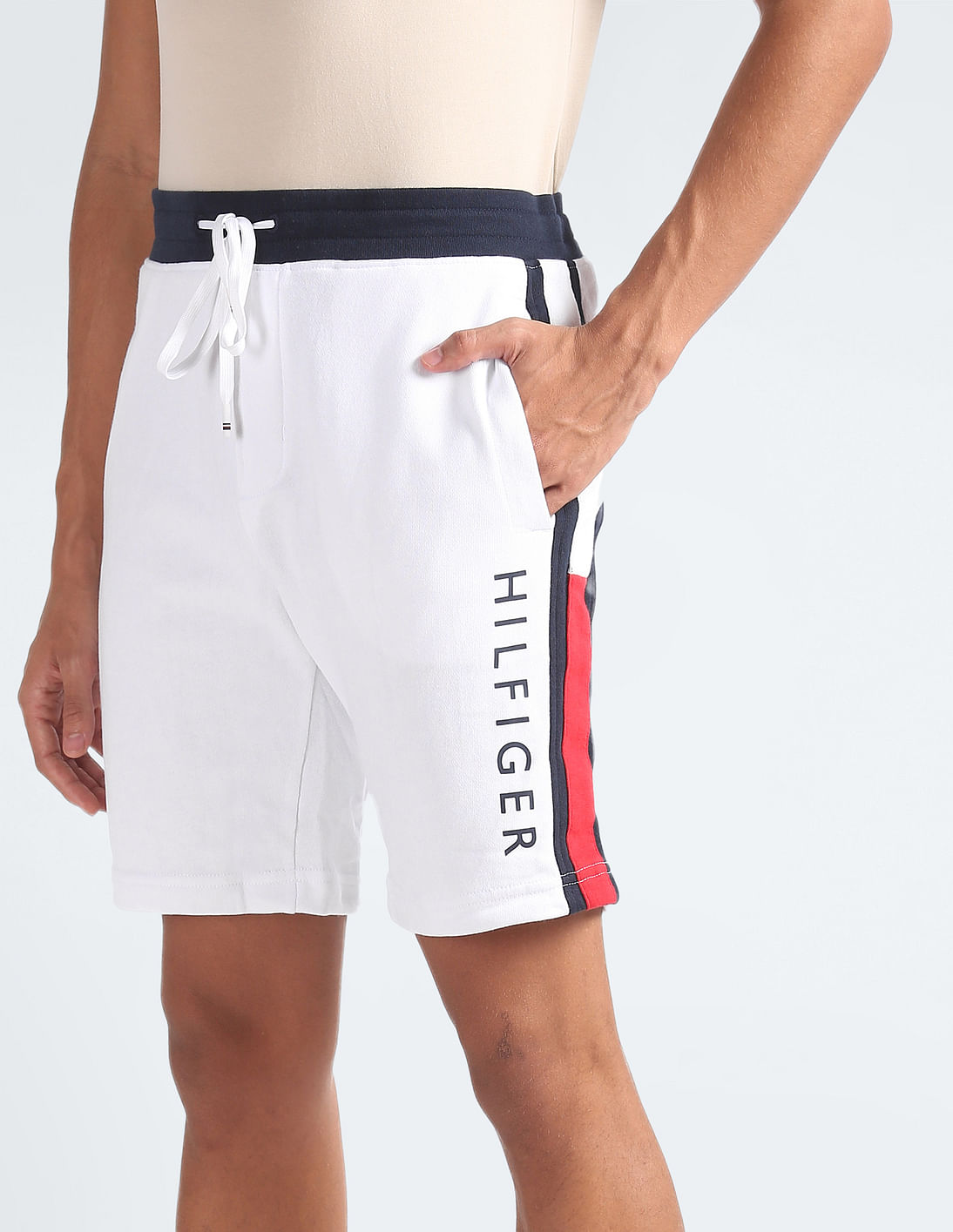 Buy Tommy Hilfiger Lounge Shorts in Black/Grey Heather/White 2024 Online