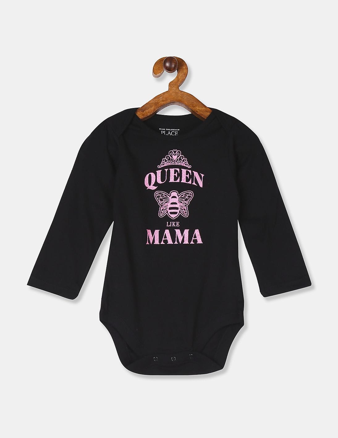 baby girl black long sleeve top