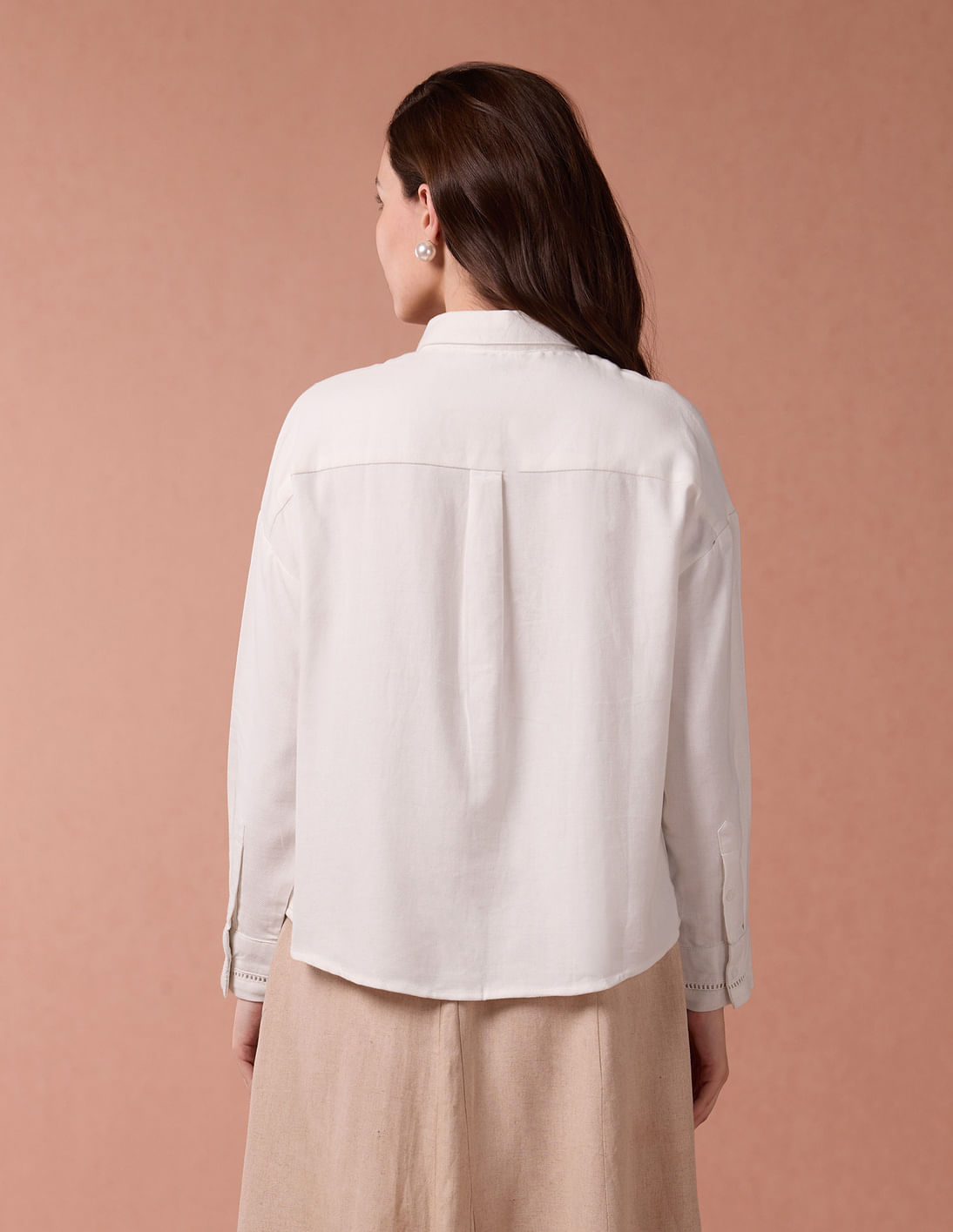 Buy U.S. Polo Assn. Women Embroidery Ladder Lace Shirt