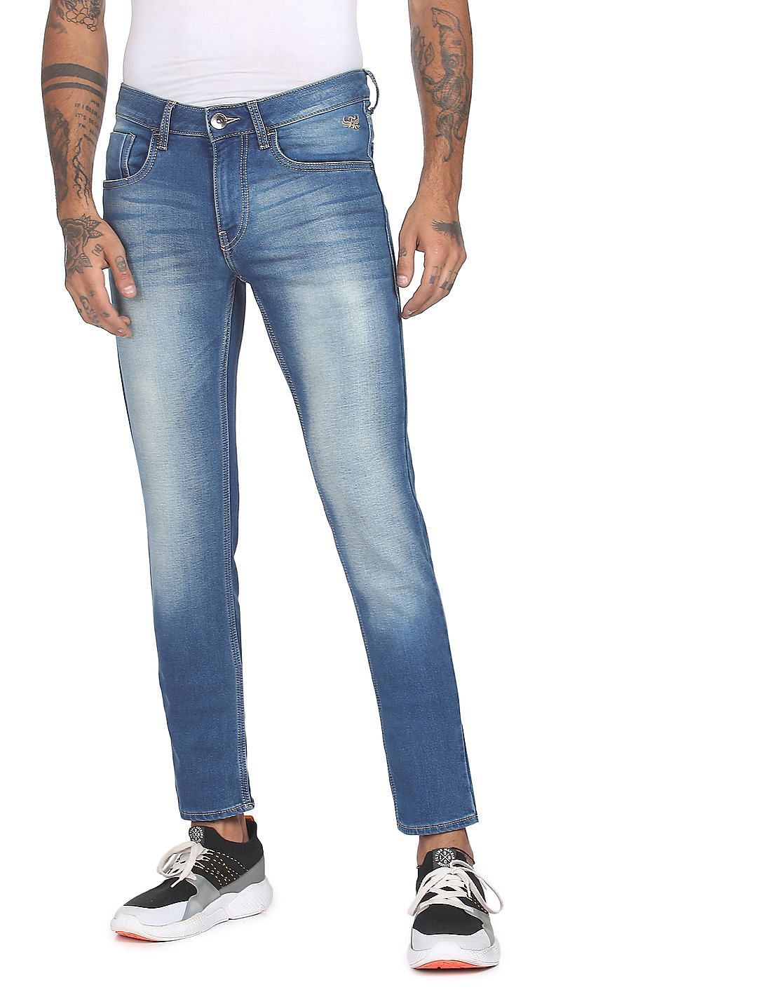 Buy Flying Machine Jackson Skinny Fit Stone Wash Jeans - NNNOW.com