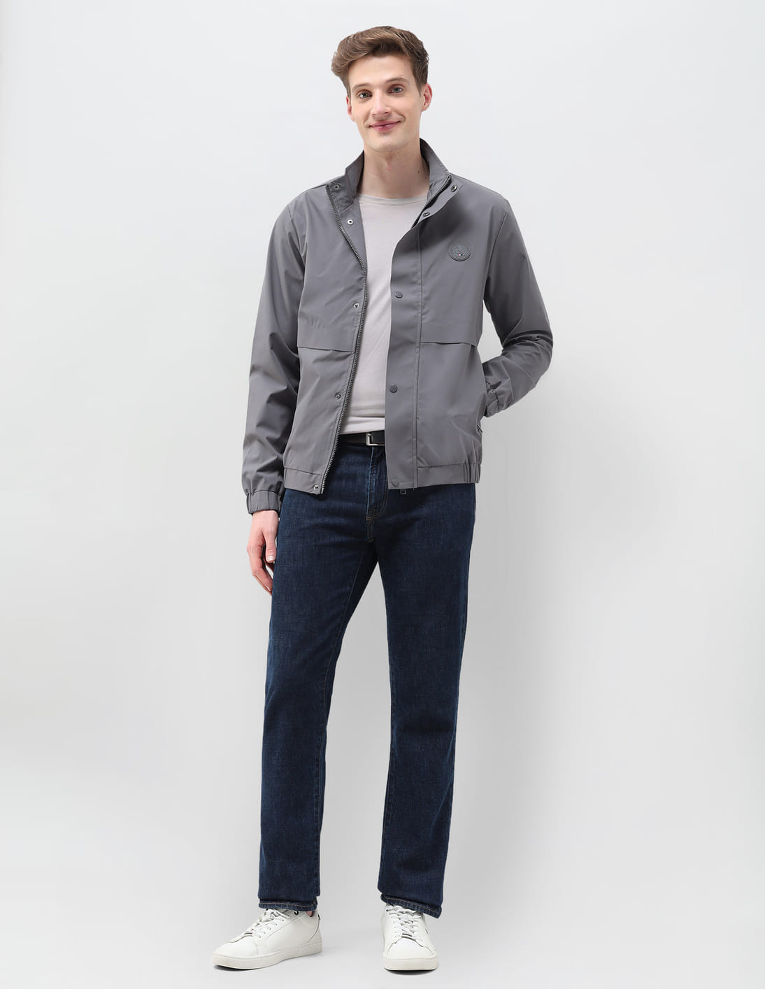 Buy U.S. Polo Assn. Solid Pattern Windcheater Jacket - NNNOW.com