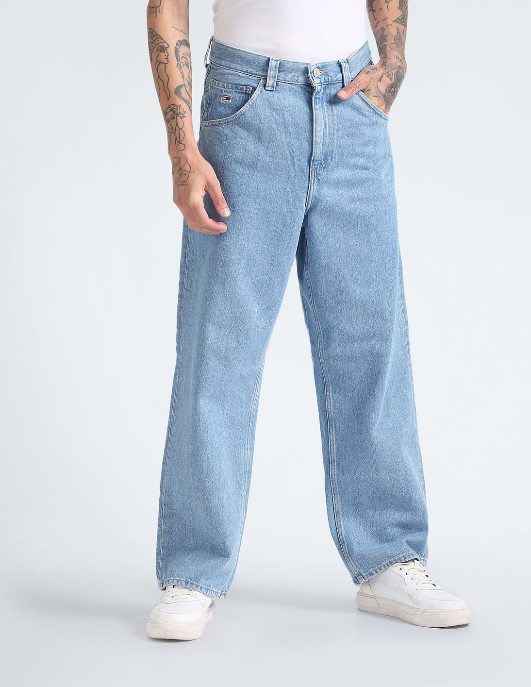 Buy Tommy Hilfiger Sustainable Baggy Fit Jeans - NNNOW.com