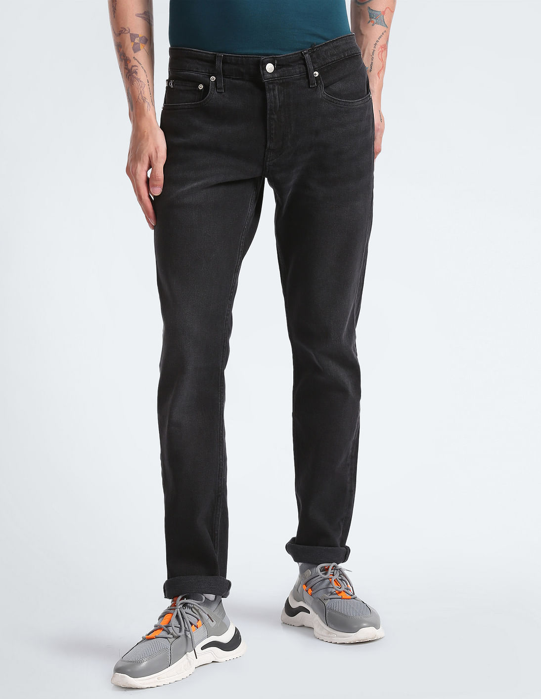 Buy Calvin Klein Jeans Slim Stone Wash Jeans - NNNOW.com