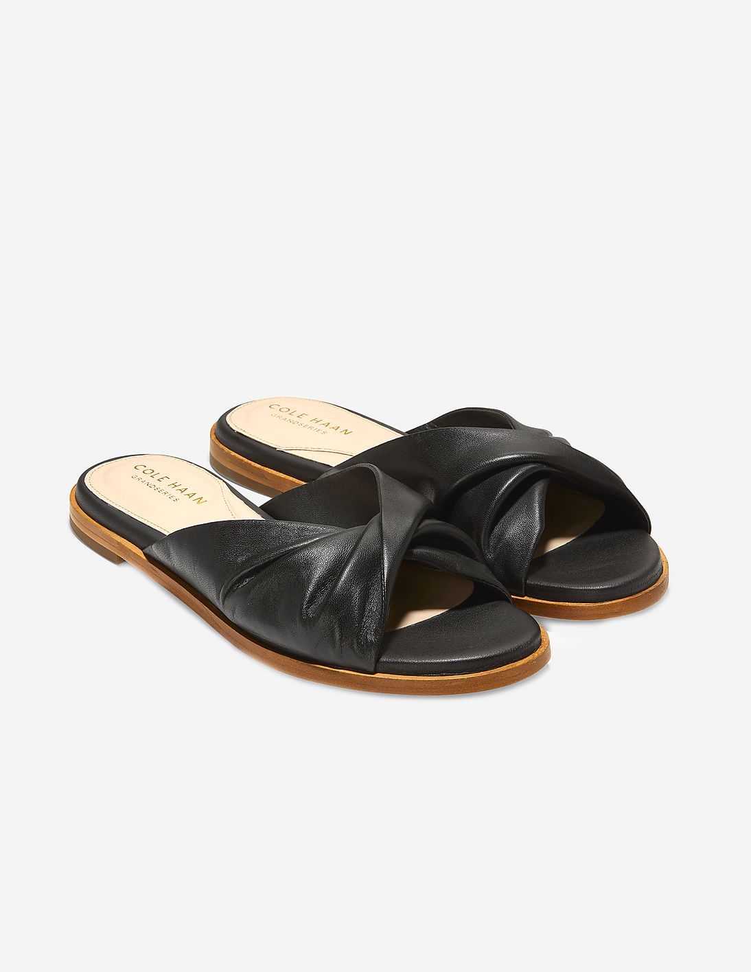 Buy Cole Haan Women Black Alyx Slide Sandals - NNNOW.com