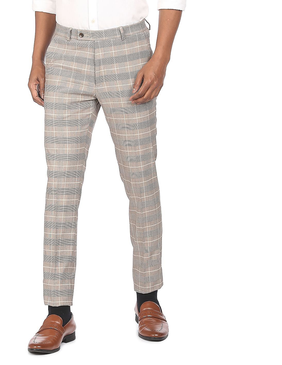 Intellieaze Combed Cotton Men Checkered Red Track Pants Price in India  Full Specifications  Offers  DTashioncom