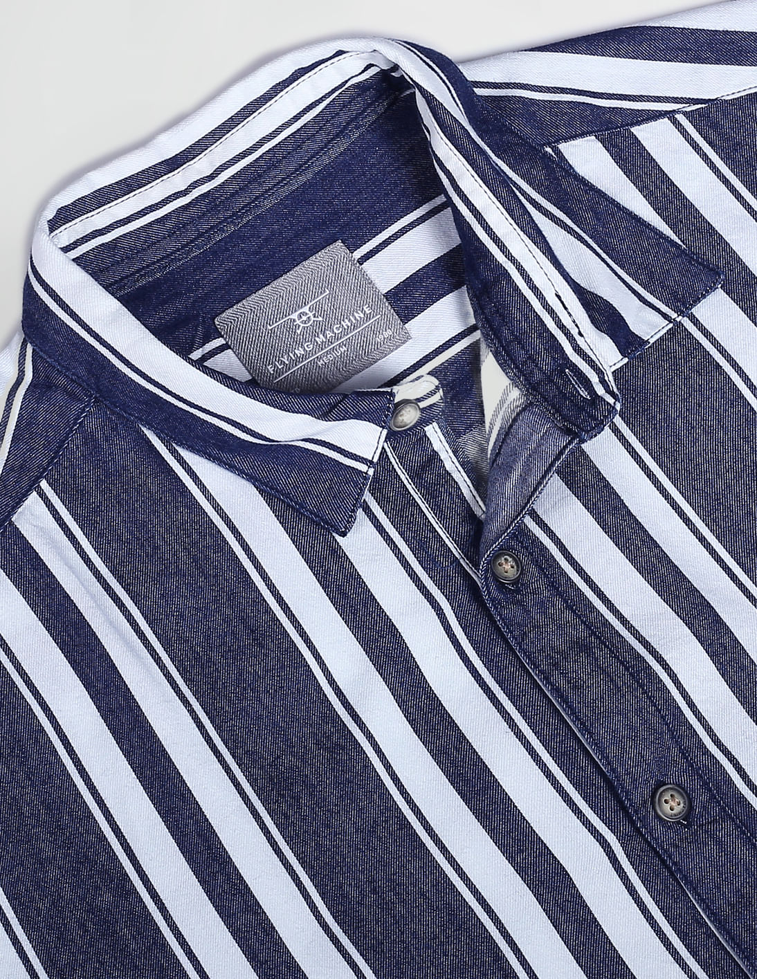 Buy Flying Machine Vertical Stripe Twill Shirt - NNNOW.com