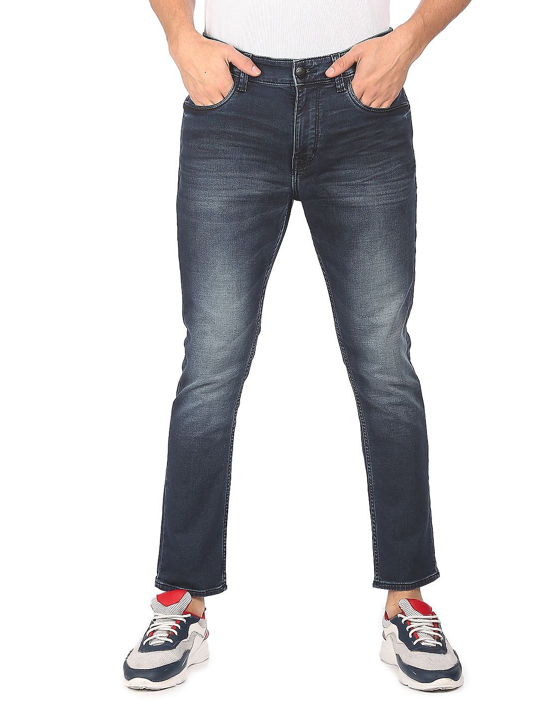 Buy U.S. Polo Assn. Denim Co. Mid Rise Henry Tapered Crop Fit Jeans ...