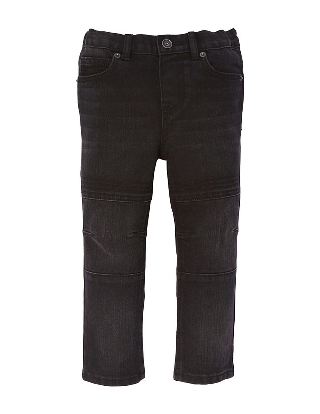 Buy The Children's Place Boys Black Moto Skinny Jeans - NNNOW.com