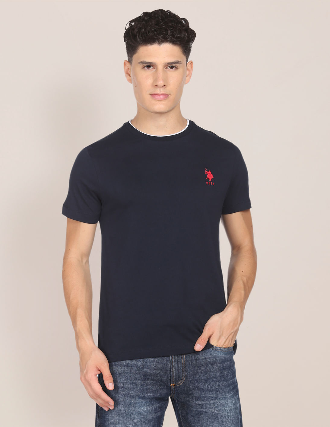 トップス SEE SEE BIG NYLON POLO NAVY ennoy sfc Buy U.S. Polo Assn. Stretchy Tipped T-Shirt - NNNOW.com
