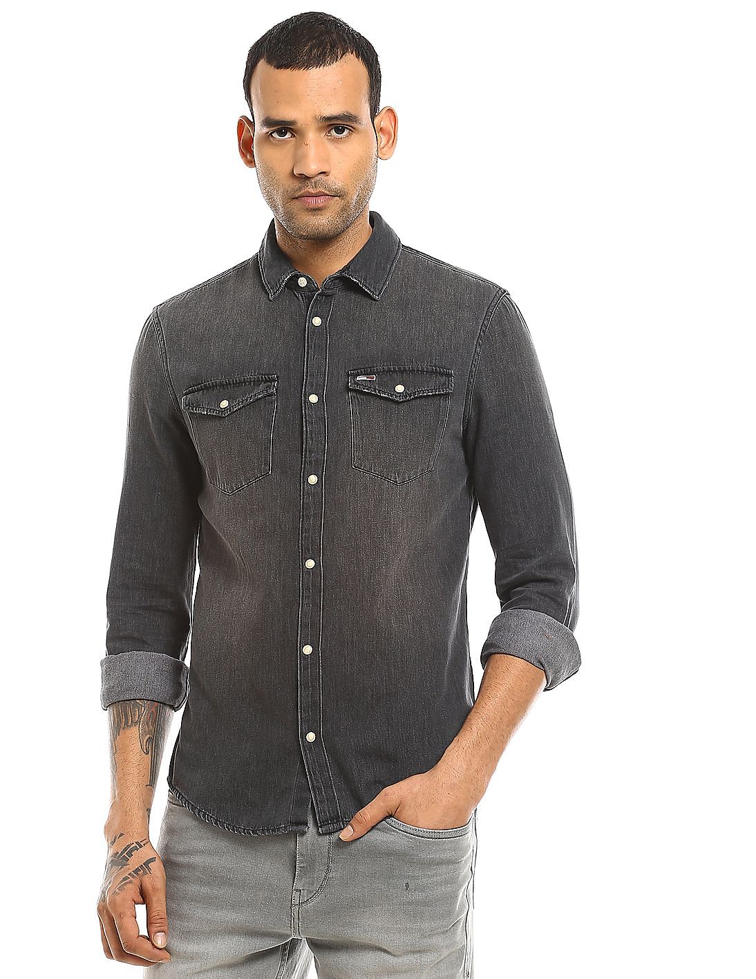 Hilfiger denim hot sale shirt price