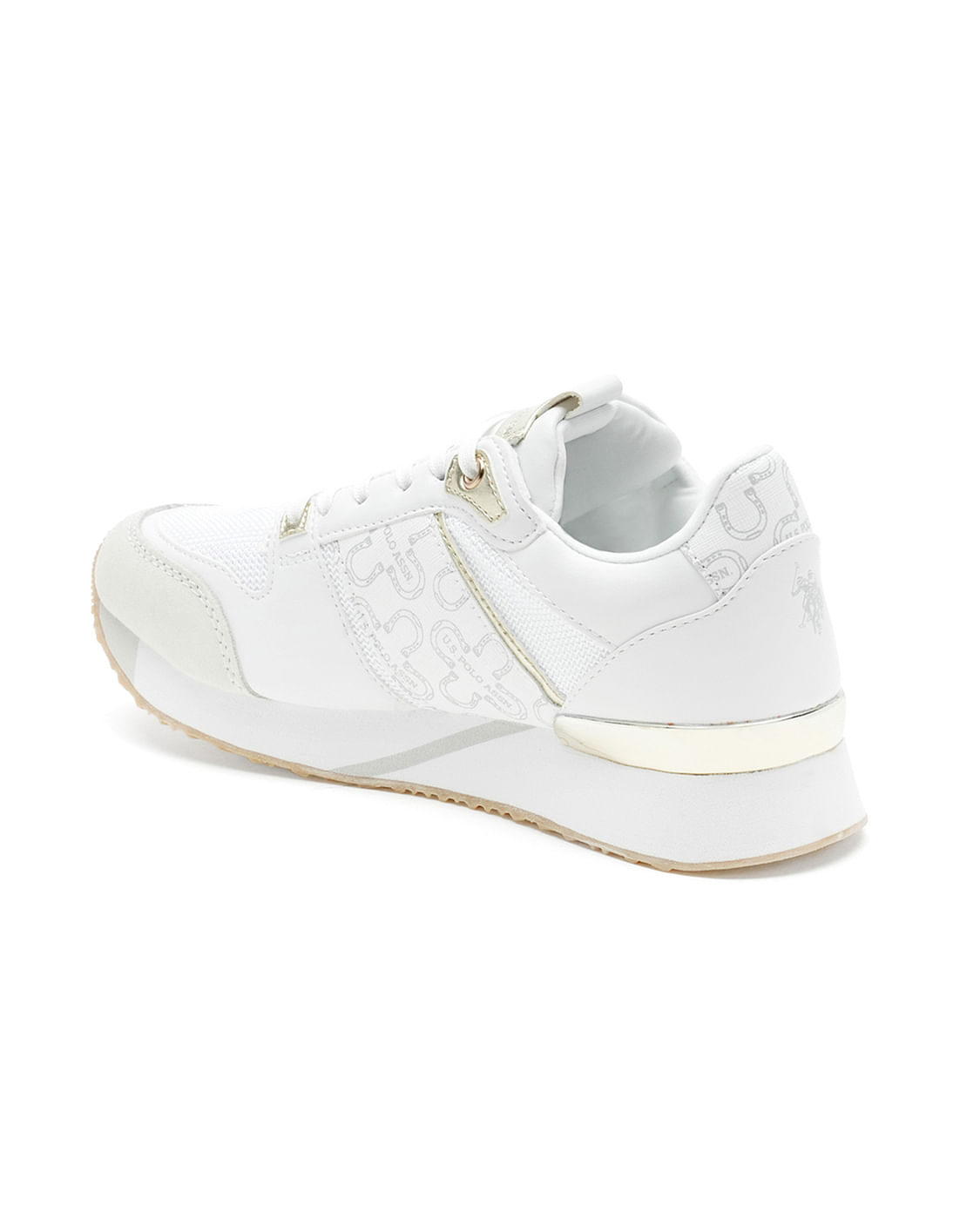 Buy U.S. Polo Assn. Women Metallic Logo Stella Sneakers