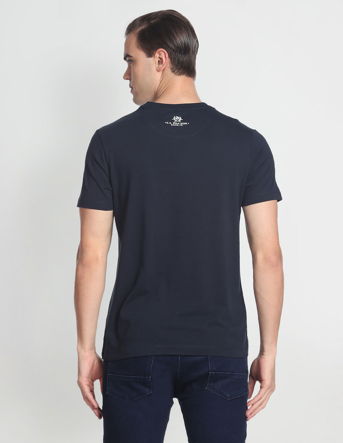 Buy U.S. Polo Assn. Denim Co. Graphic Print Slim Fit T-Shirt