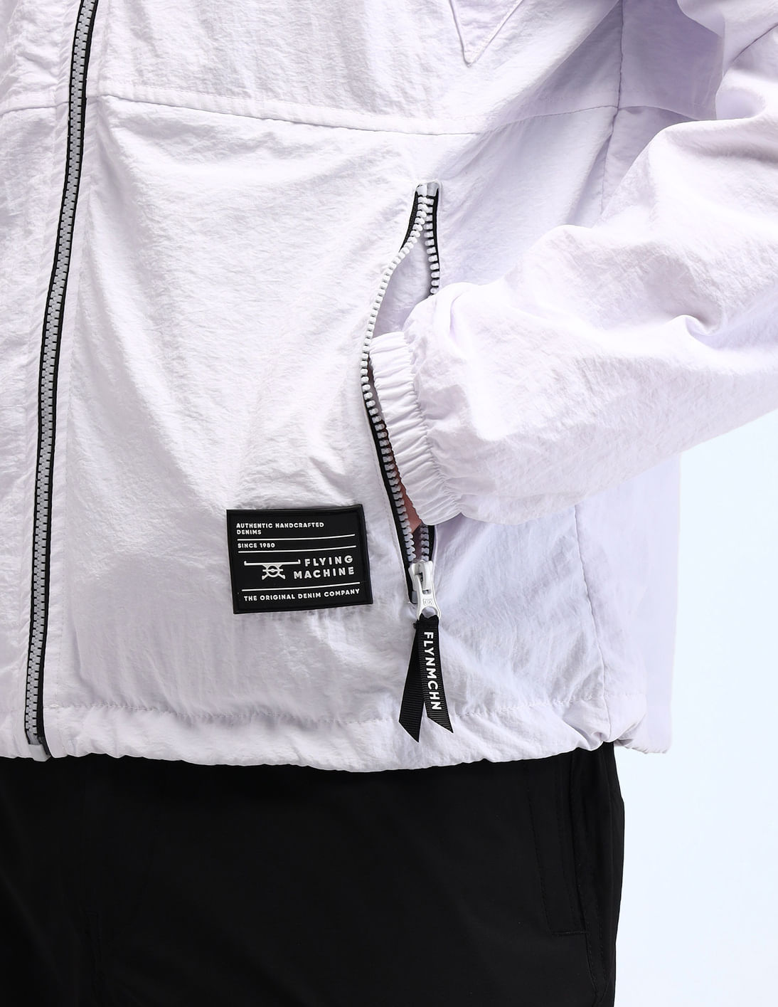 Buy Flying Machine Solid Relaxed Fit Jacket - NNNOW.com