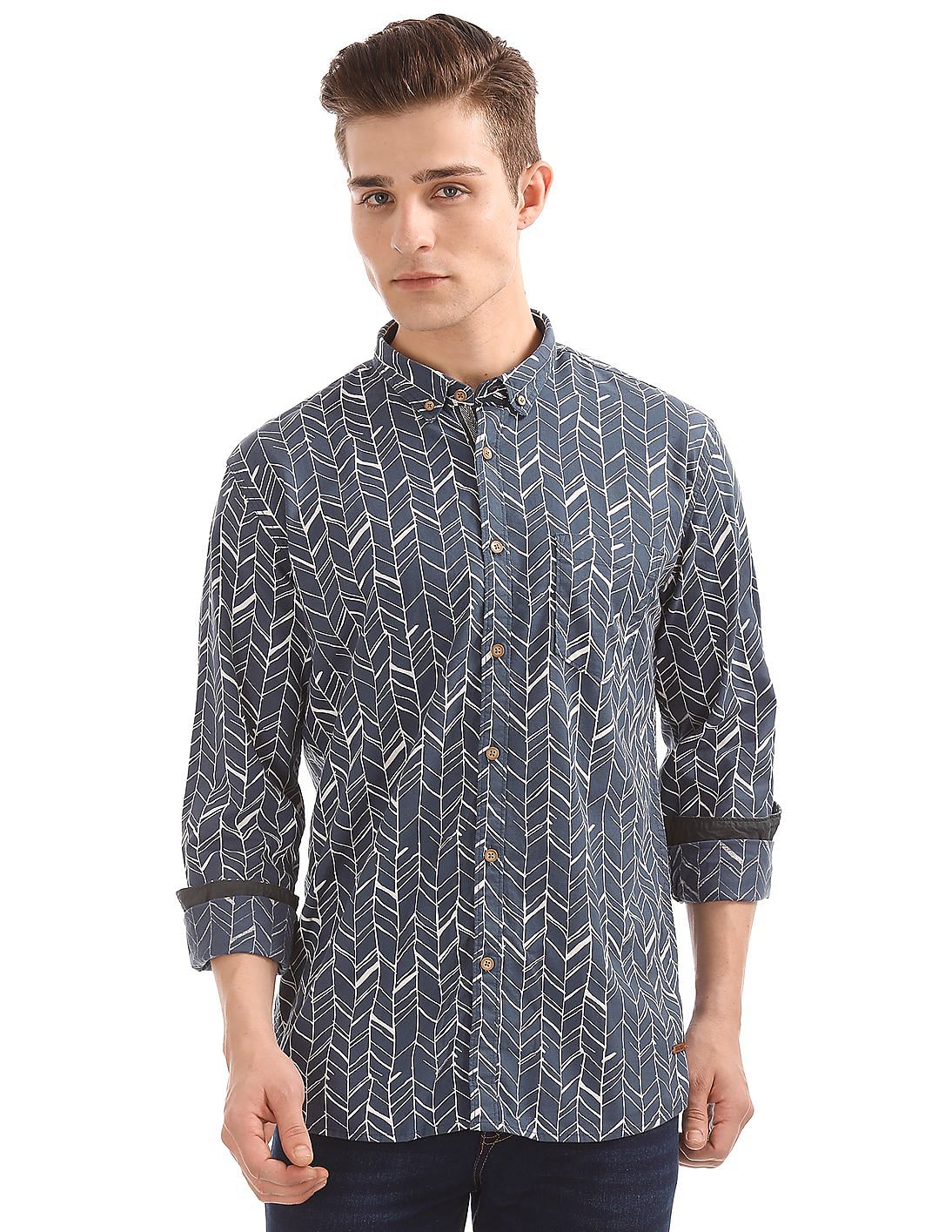 cherokee button down shirt