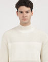 Calvin Klein Jeans Mixed Stitch High Neck Sweater