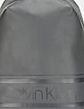 Calvin Klein Men Grey Panelled Brand Logo Textured Backpack