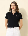 U.S. Polo Assn. Women Regular Fit Polo Shirt
