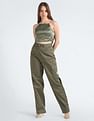 Calvin Klein Halter Neck Satin Top