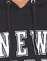 Aeropostale Men Black Long Sleeve Printed Hood Sweatshirt