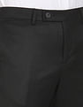 Arrow Solid Hudson Tailored Fit Trousers