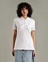 Tommy Hilfiger Solid Regular-Fit Cotton Polo T-Shirt