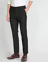 Arrow Micro Check Dobby Formal Trousers
