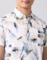 U.S. Polo Assn. Denim Co. Abstract Printed Regular Fit Shirt
